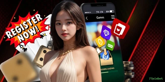 Aplicativo móvel 77pixbet para iOS e Android
